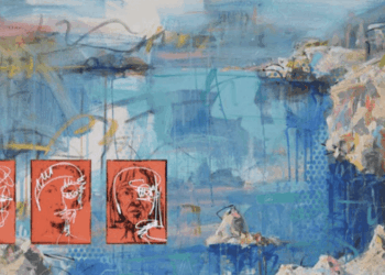 FIRST SEA DIALOGUES Colección Wasted Copnversations. "Pintura figurativa Biel M. Panizza - Título de la obra - Mallorca"