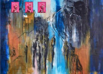 SELF-PORTRAIT OF A STRANGER Colección Wasted Copnversations. "Pintura figurativa Biel M. Panizza - Título de la obra - Mallorca"