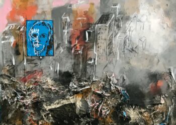 CITY ON ASHES Colección Wasted Copnversations. "Pintura figurativa Biel M. Panizza - Título de la obra - Mallorca"